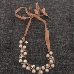 J crew ribbon necklace